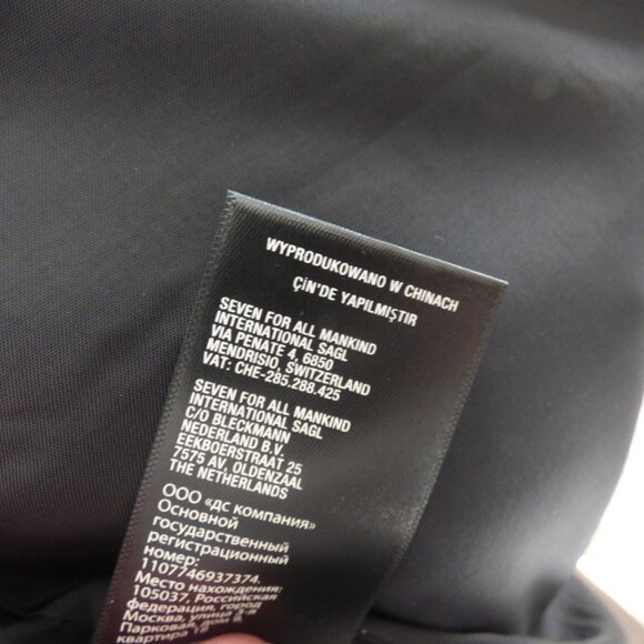 7 For All Mankind Double-Breasted Blazer Black, size 40 - Picture 4 of 11